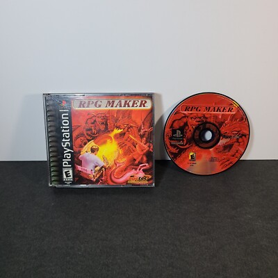 RPG Maker (Sony PlayStation 1, 2000) PS1 Tested Working