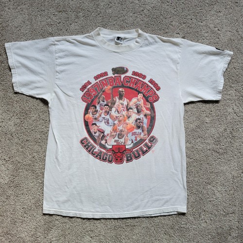 Vtg Chicago Bulls 1997 NBA Champs 91 92 93 96 Finals Jordan
