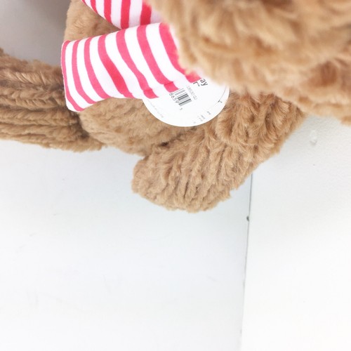 Manhattan Toy Company Brown Teddy Bear Stuffed Animal Holiday Bear Soft Plush