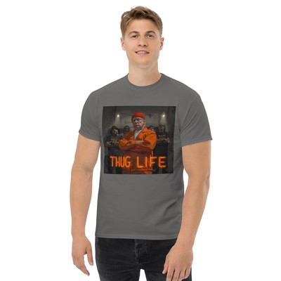 DONALD TRUMP ELECTION THUG LIFE T-SHIRT Republican USA New