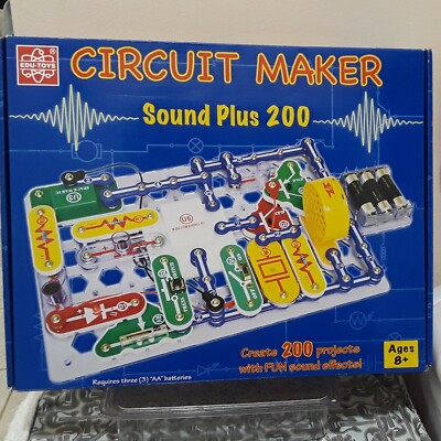 ELENCO /Edu-Toys Circuit Maker Sound Plus 200 Create 200 Fun Projects Complete