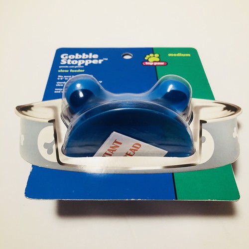 Top Paw Gobble Stopper Slow Feeder Medium fits 6-8 in Diameter Bowls