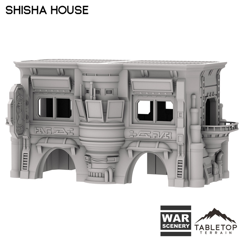 Shisha House - Futuristic City - Compatible with Star Wars