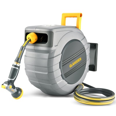 Retractable Garden Hose Reel 5/8 in x 65 ft Upgraded UV Resistant Heavy Duty ...