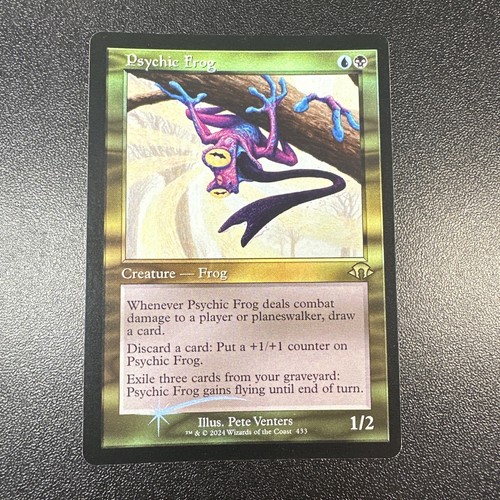 超能力蛙 旧枠 4枚 英語 Psychic Frog MTG 超能力蛙 英語版