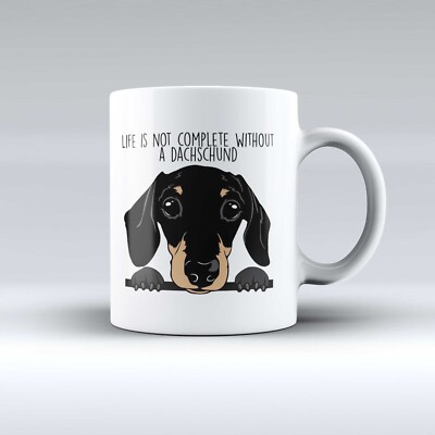 I Love Sausage Dog Cup 11 oz Mug Ceramic Novelty Dachshund Lover Gift