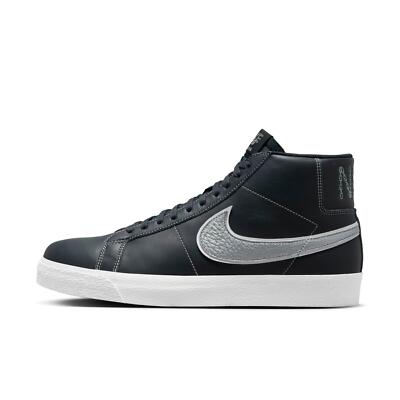 Nike SB Zoom Blazer Mid x Mason Silva, Dark Obsidian/Metallic Silver, DZ7260-400