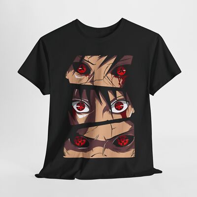 Sharingan Shirt Naruto Uchiha Madara Itachi Sasuke Anime Style Tee T-Shirt Manga