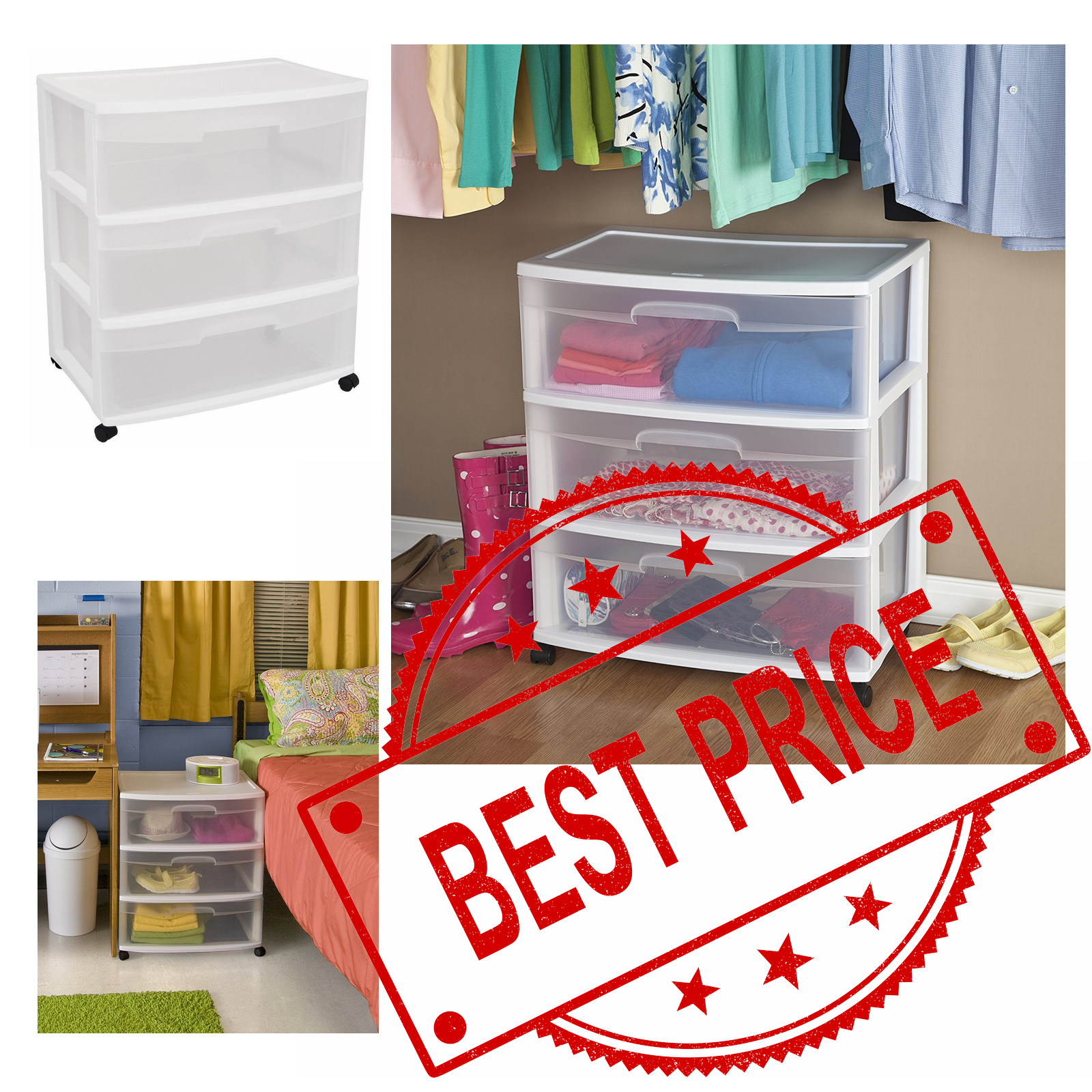 Racks Shelves Drawers Storage Drawer Units Sterilite 29308001