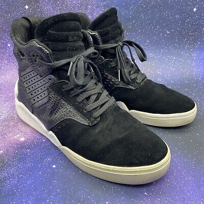 supra skytop iv high top muska black mens size 10 skate shoes vintage 08155 049m 225440432642