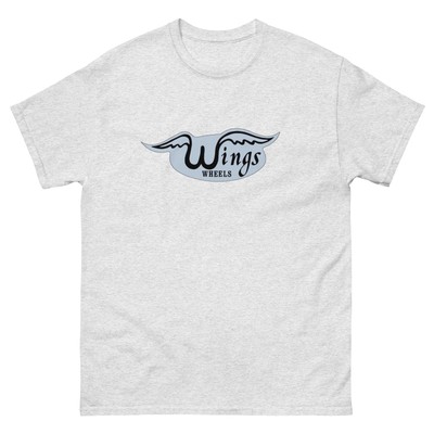 Wings Wheels skate retro cali skateboarding t shirt designs