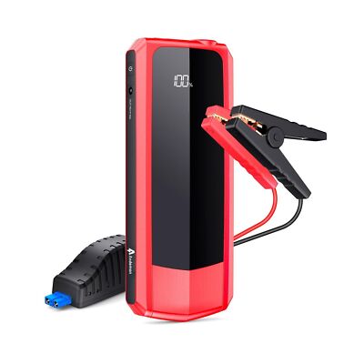 Car Jump Starter 2000A Peak 20000mAh (Start Any Gas Engine or up to 8.5L Dies...