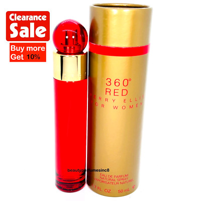 360 Red Women by Perry Ellis 1.7/1.6 oz EDP Spray New In Box