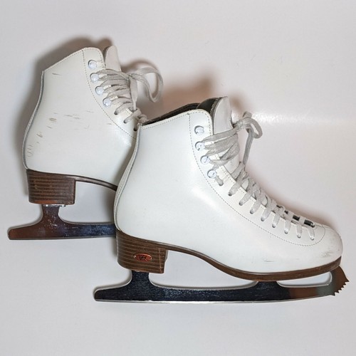 Riedell Figure Ice Skates Model 121 Sapphire Blades Women's Size 4 の