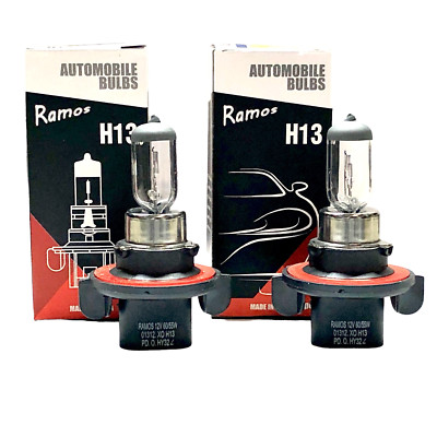 2 Bulbs H13 9008 Bright Halogen 55W Bulbs Headlights Lamps - Fast USA Ship