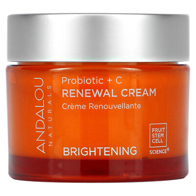 Renewal Cream, Probiotic + C, Brightening, 1.7 fl oz (50 ml)