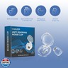 OHALEEP Anti Snoring Devices, Snore Stopper with Adjustable Magnet, Silicone Nose Clip Stop Snoring, Effective to Relieve Snoring, Snoring Solution for Comfortable and Quieter Sleep, Clear, M
