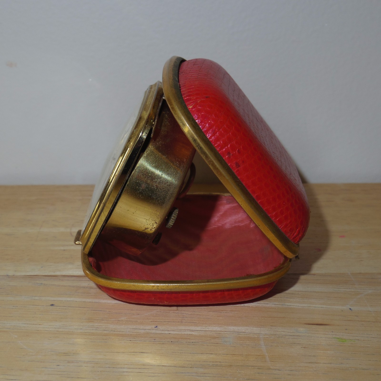 Vintage Bradley Seven Jewels Travel Alarm Clock Alarm Doesn't Work Doesn't Tick
