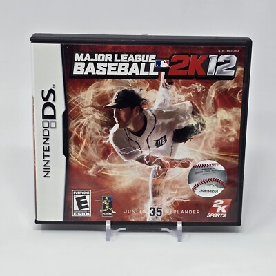 Major League Baseball MLB 2K12 (Nintendo DS) CIB COMPLETE & TESTED