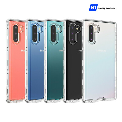 2PCS Samsung Galaxy Note 10/S10/ S10 Plus Case Clear Shockproof Cover Heavy Duty