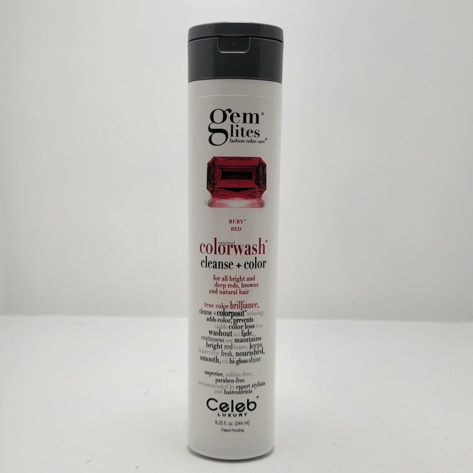 Celeb Luxury GEM LITES Colorwash 8.25 oz | RUBY RED | Free Shipping