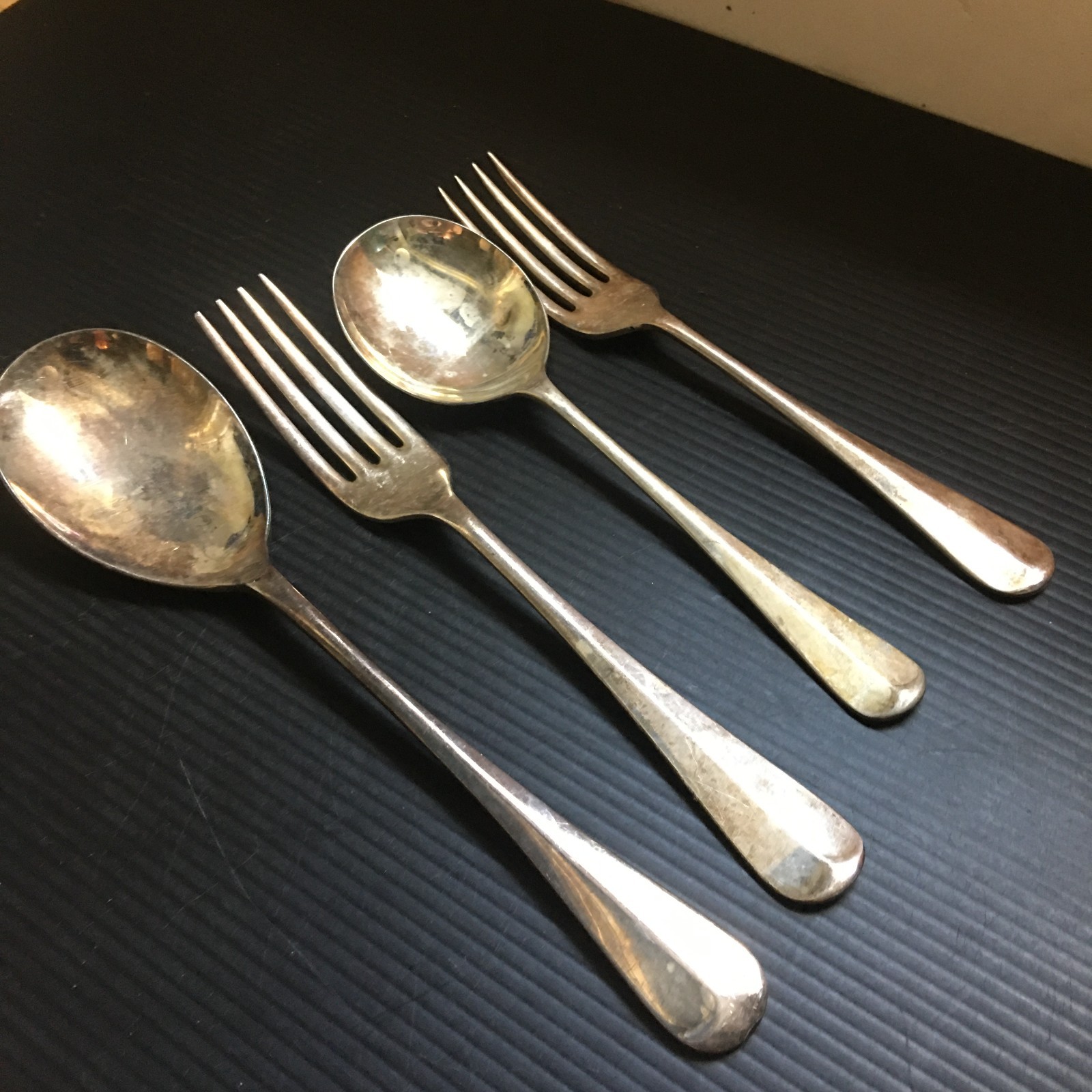 EPNS AI SHEFFLD ENGLAND セット Vtg 1940-60's Sheffield England silver plate EPNS boxed set