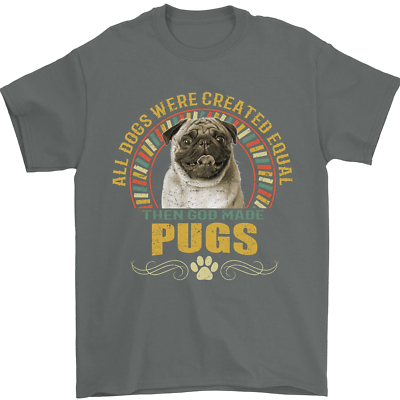 A Pug Dog Mens T-Shirt 100% Cotton