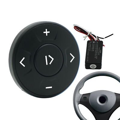 Car Steering Wheel Media Audio Music Wireless Bluetooth Remote Control Button