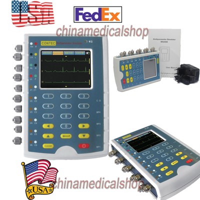 Touch Screen Patient multi-parameter Simulator ECG/IBP/RESP/TEMP Arrhythmia USA