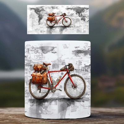Bicycle Holiday SW Mug,Coffee Mug Gift for Dad, Mom,Daughter,Son,birthday presen