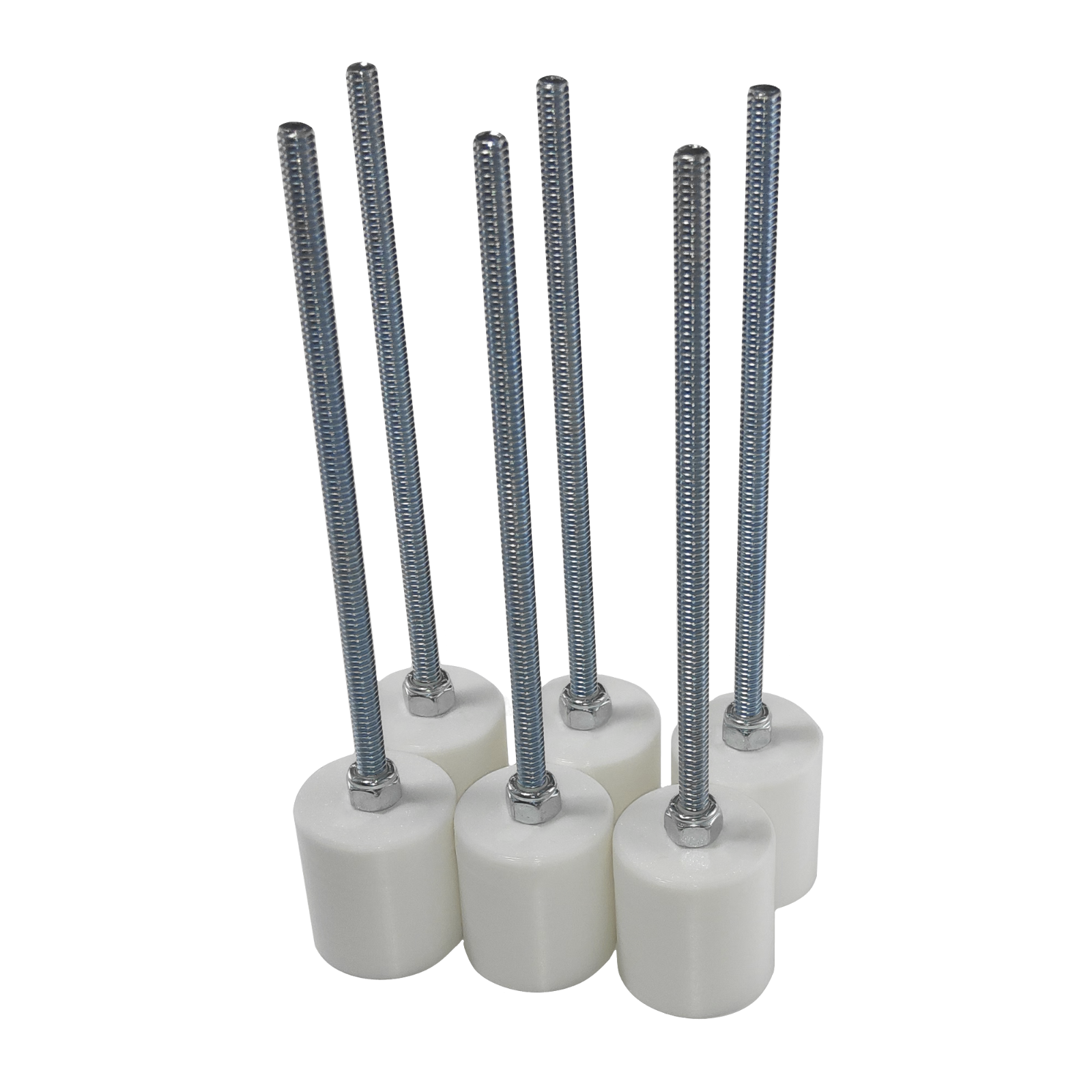 6 Weave Pole Pegs, 6 Jump Cups, 2 Obedience Training Clickers Dog Agility Equip.