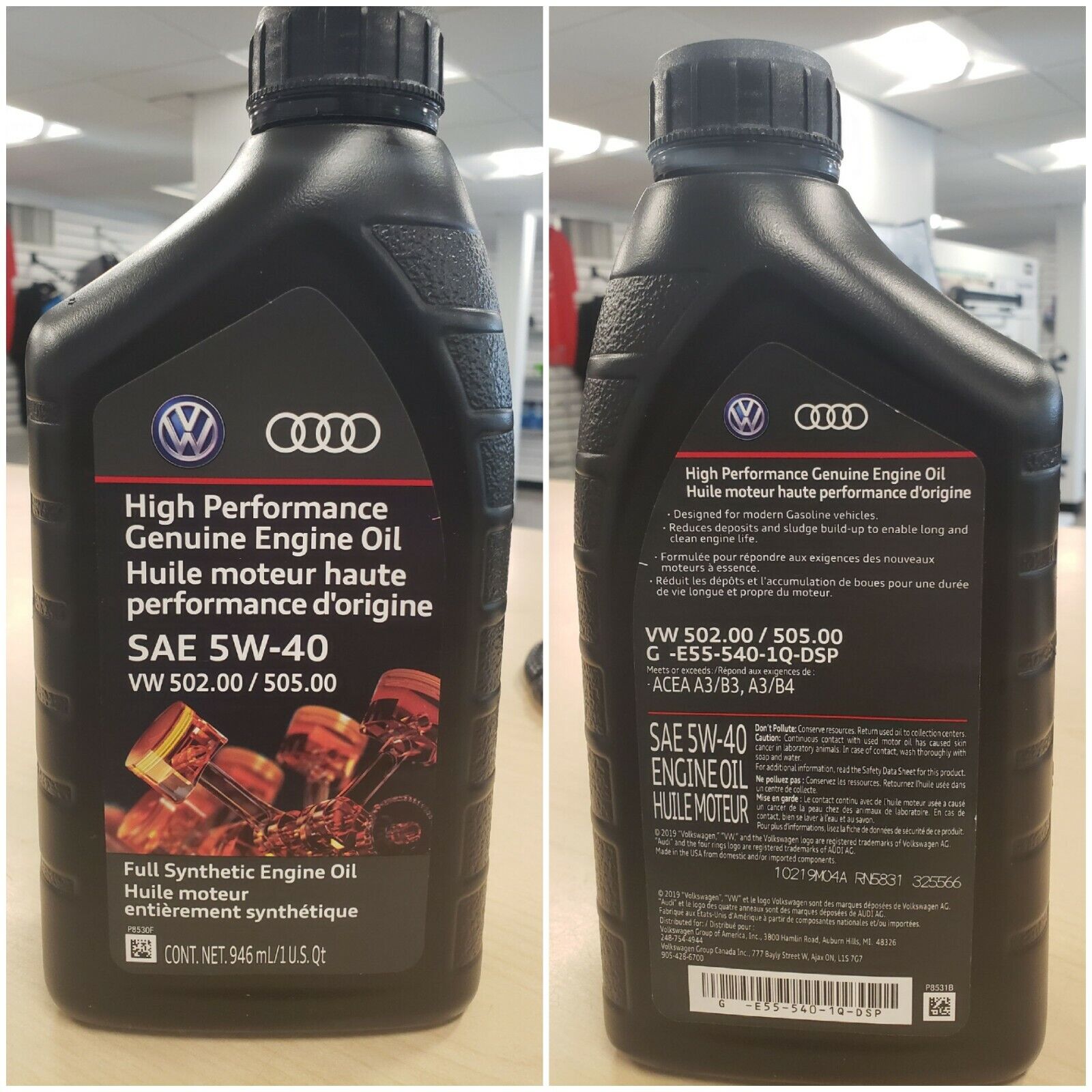 6QT | VOLKSWAGEN GROUP VW/Castrol SYN OIL Engine Oil 5W-40 6QT | VOLKSWAGEN GROUP VW/Castrol SYN OIL Engine Oil 5W-40