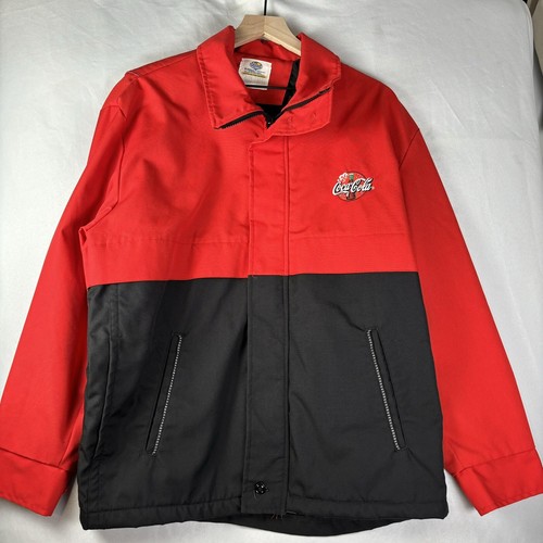FCRB COCA-COLA HALF ZIP ANORAK 赤　XLサイズ Coca Cola Jacket Mens XL Vintage 80s USA Made Delivery