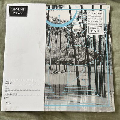 Four Tet Pink Vinyl VMP Vinyl Me Please w/ Art Print + OBI strip New Sealed
