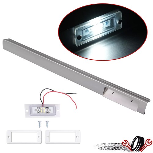 Rear Steel Rollpan W/License Light Led Bulb Screws For F150 Styleside 1987-1996
