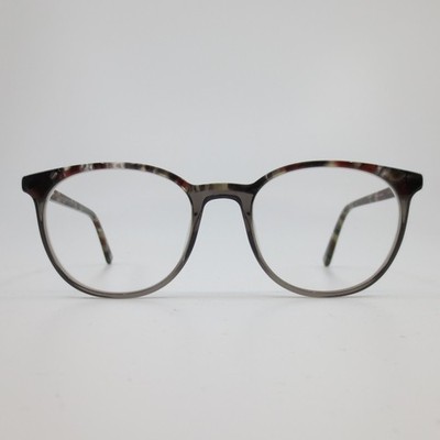 Chelsea Morgan CM 20213 Grey Tortoise Eyeglasses Frames 52-19-140 Round Oval