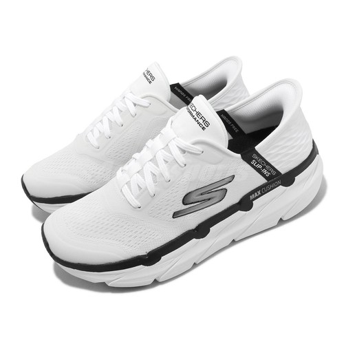 

Skechers Max Cushioning Premier-Ascendant Slip-Ins White Men Running 220313-WBK, Белый, Max Cushioning Premier-ascendant Slip-ins