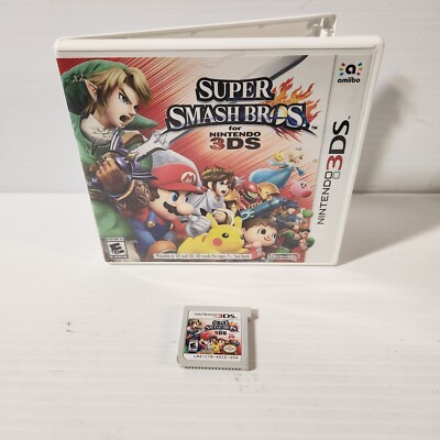 Super Smash Bros. (Nintendo 3DS) Game Case & Cartridge TESTED