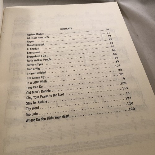 Amy Grant The Collection songbook Christian Sheet Music Myrrh 1986 Father's Eyes