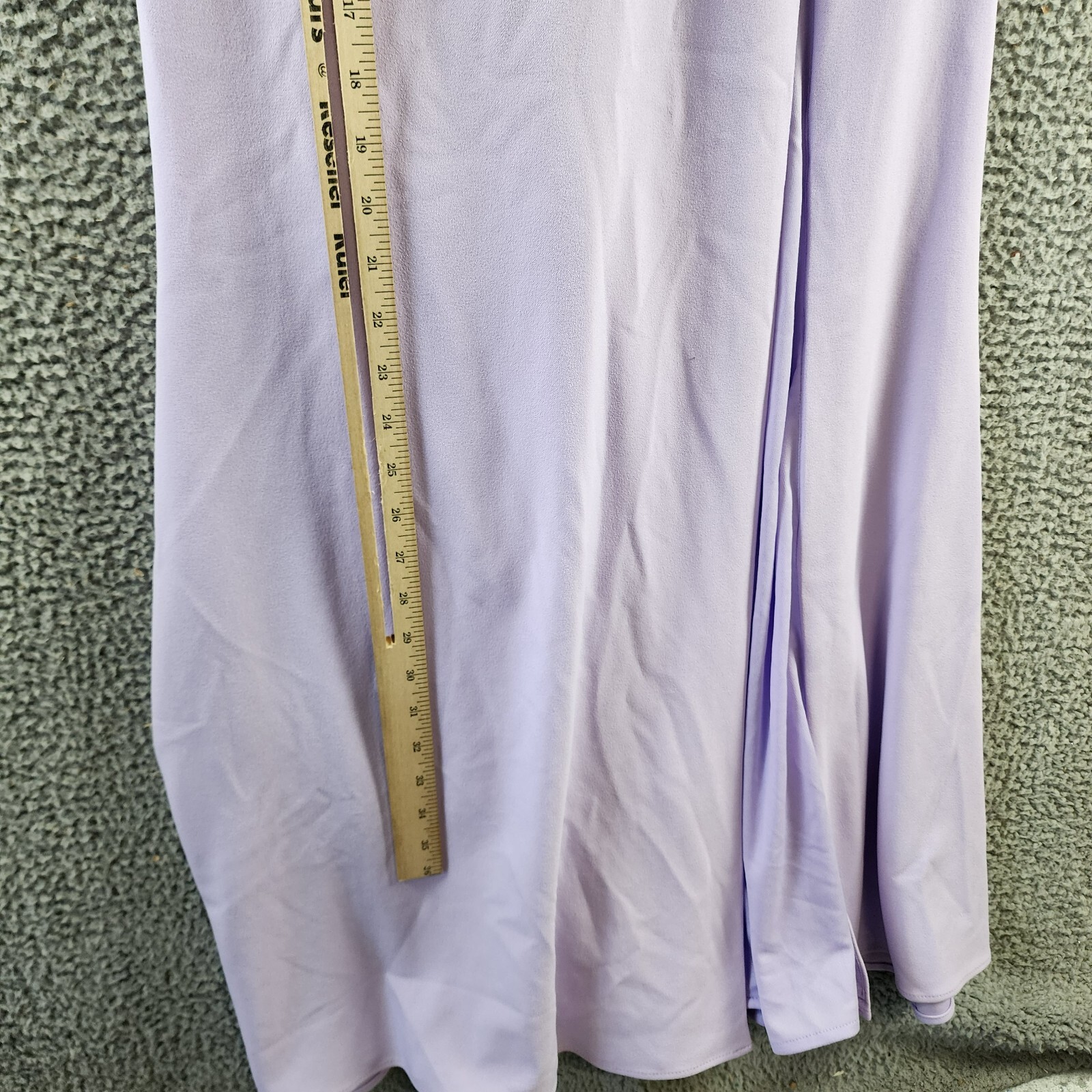 AQUA Scuba Crepe Strapless Gown Women's 6 Lilac Sweetheart Neck Back Zip Closure - Picture 8 of 13