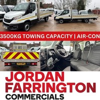 2022 72 reg IVECO DAILY 35S14B LWB RWD ALLOY BODY DROPSIDE AIR-CON 7000KG GTW