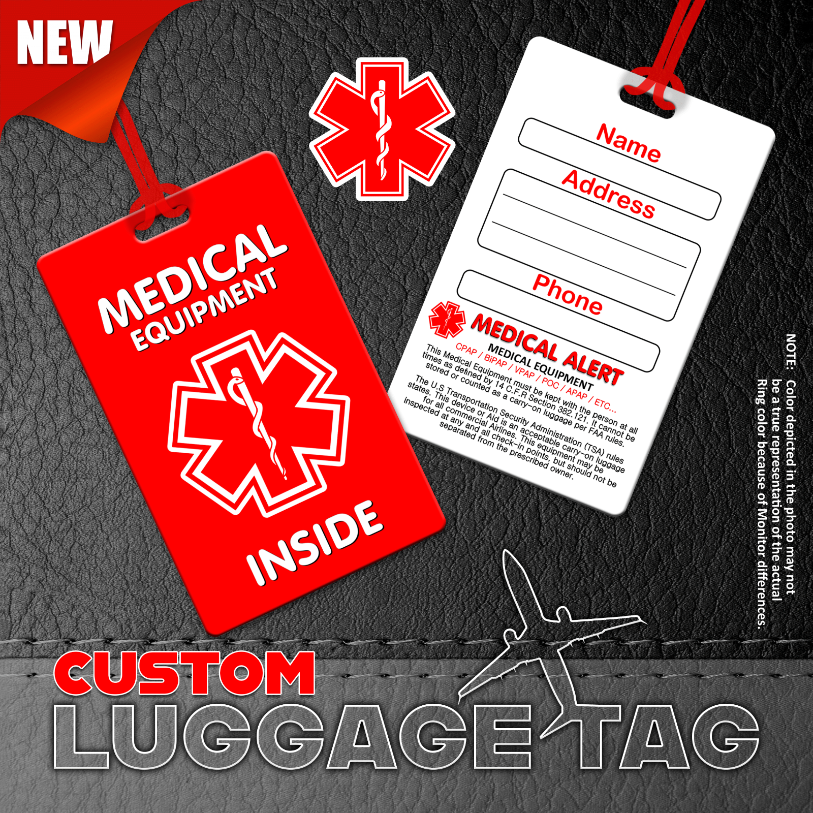 medical-equipment-inside-luggage-tag-set-of-4-ebay