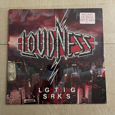 LOUDNESS - Lightning Strikes - 1986 SEALED original vinyl w hype USA