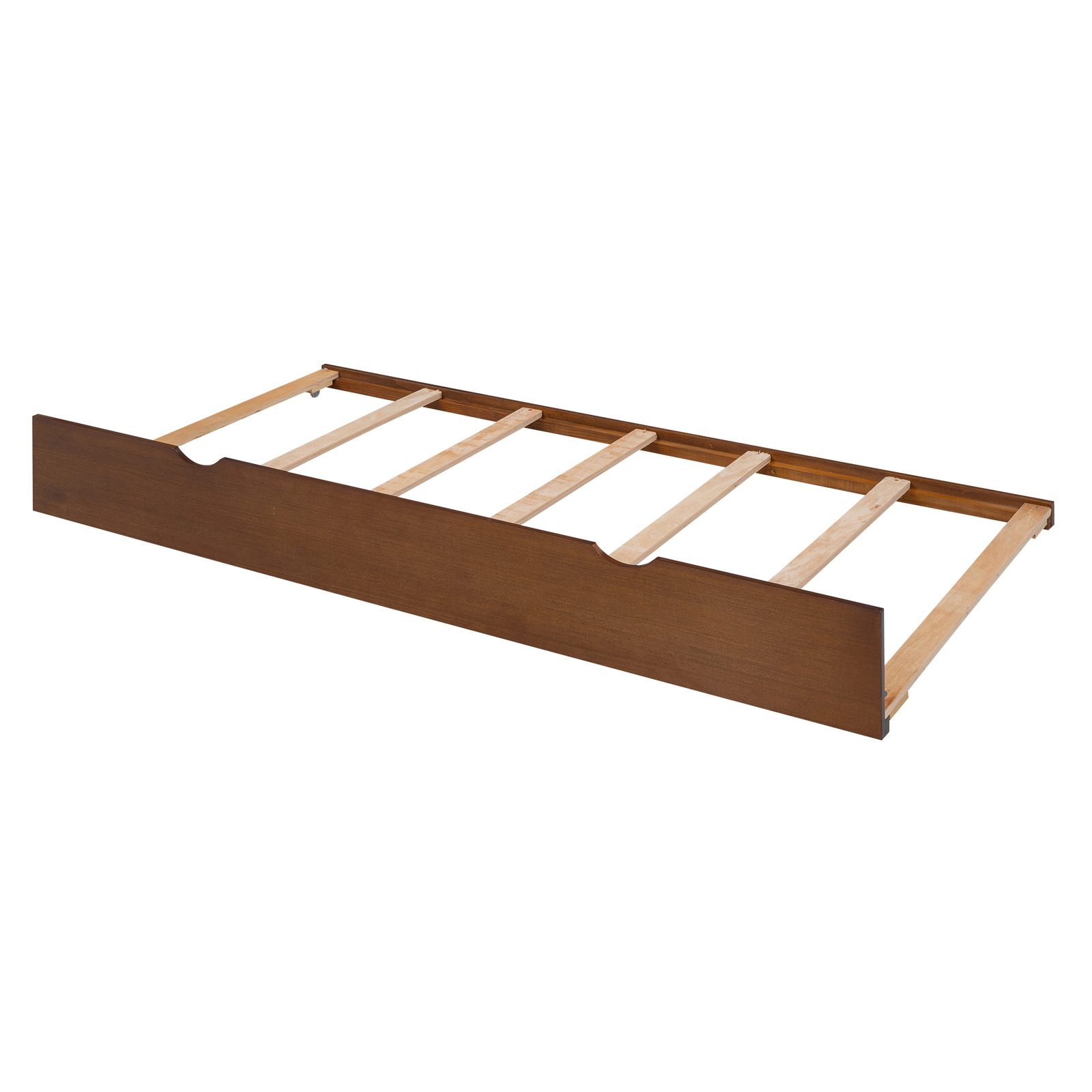 Wooden Full-over-Full Bunk Bed Frame with Twin Size Trundle 3 Storage Stairs NEW