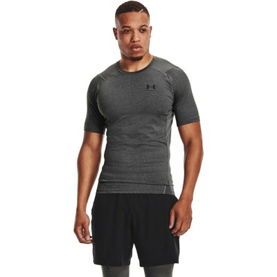 

Футболка Under Armour HeatGear SS Training Мужская карбоновый вереск/черный, Grey, Under Armour HeatGear SS Training T-Shirt