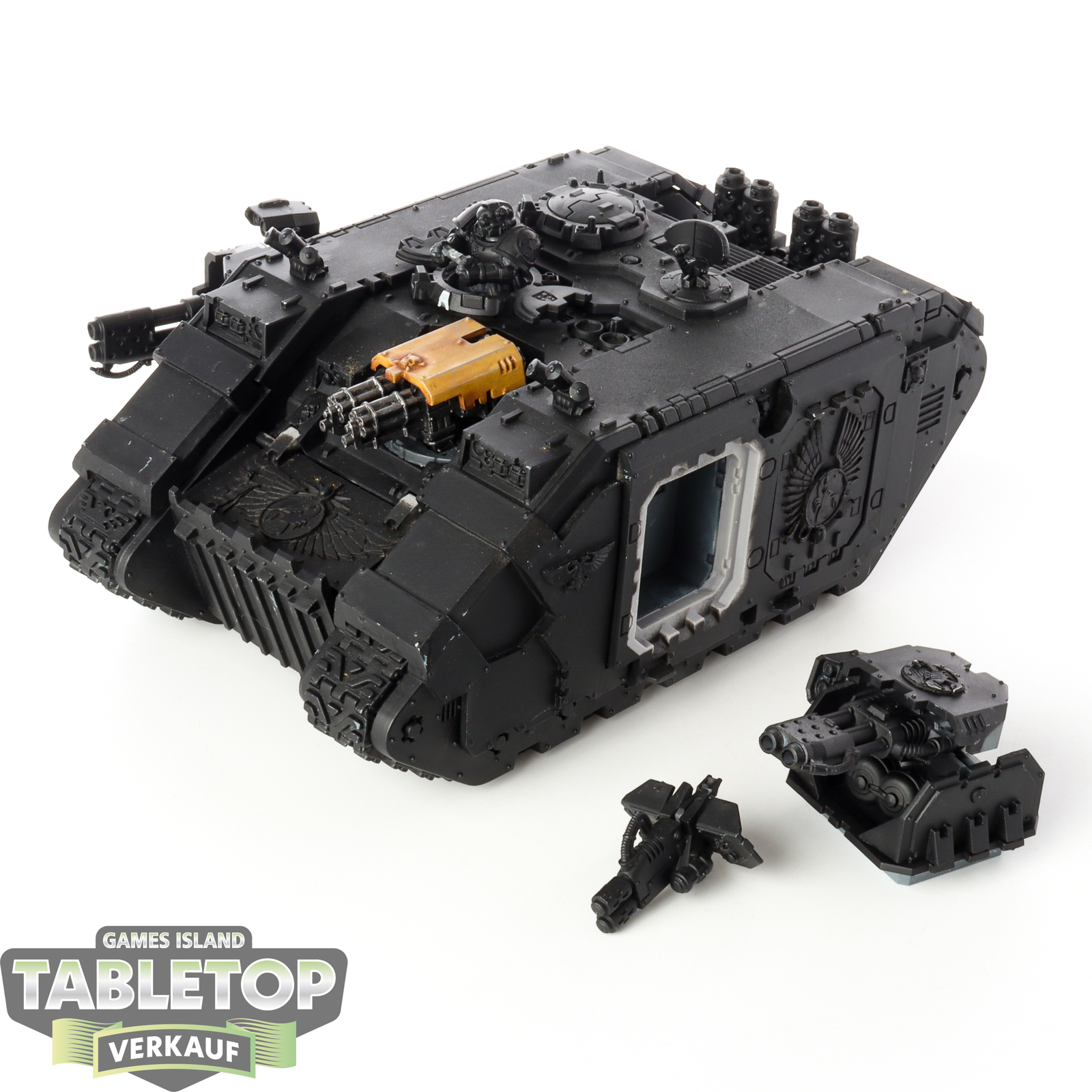 KR Multicase Standard - Custodia in alluminio con vassoio per Space Marines: 1 x Land Raider / Sicaran, 2 x Dreadnought, 2 x Rhino, 1 x Predator, 18