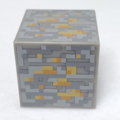 Mojang Minecraft Play Set 1.5'' Iron Ore Block Accessory Figure 