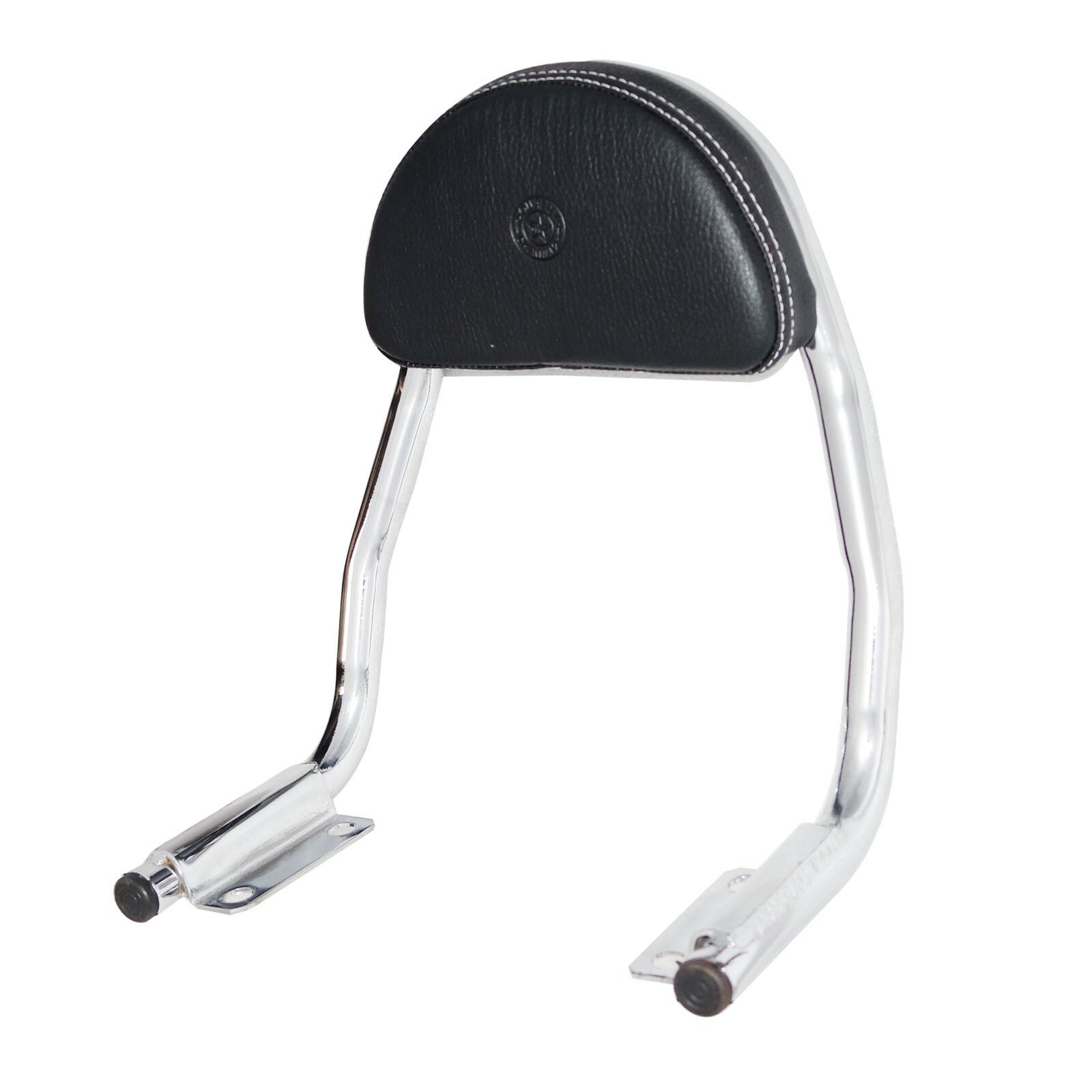 Fits Royal Enfield Twins Interceptor 650 cc Back Rest Steel Chrome Cushion 