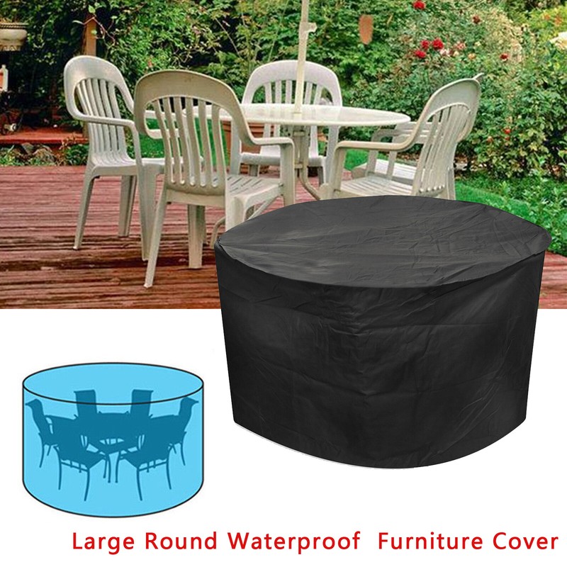 Details About Large Rattan Garden Furniture Cover Patio Day Bed Outdoor Round Waterproof Cover