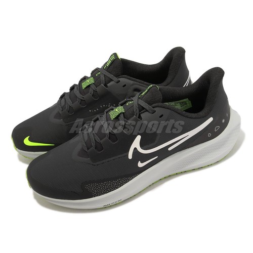 

Мужские кроссовки Nike Air Zoom Pegasus 39 Shield Black White Volt DO7625-002, Черный, Air Zoom Pegasus 39 Shield